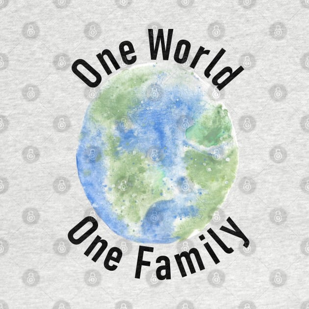 One World One Family by Lunar Scrolls Design
